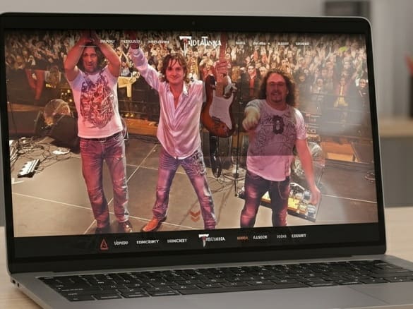 Tvorba web stránky pre hudobnú skupinu Tublatanka od WEB-STAR