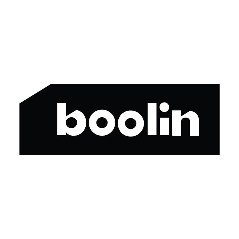 Minimalistické logo Boolin – firemný dizajn loga