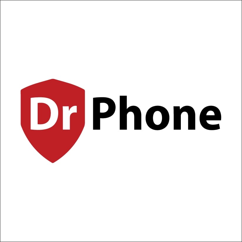 Logo pre servis mobilov DrPhone – firemné logo technickej služby
