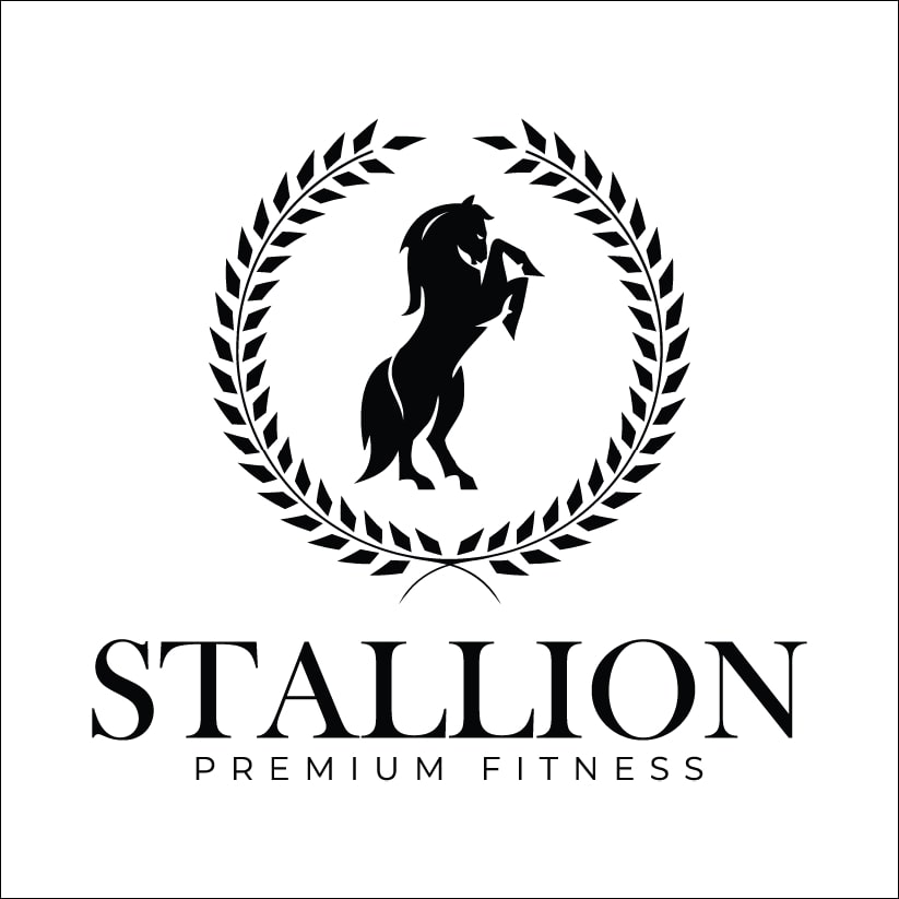 Logo Stallion Fitness – moderné logo pre športové centrum