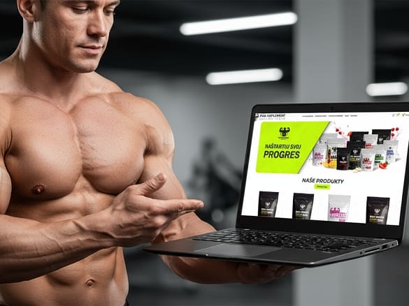 Tvorba web stránky pre Pán SUPLEMENT – moderný e-shop s výživovými doplnkami od WEB-STAR